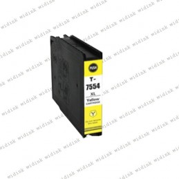 Cartouche compatible Epson T7564/T7554 (C13T756440/C13T755440) - Jaune - 4 000 pages