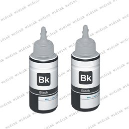 Lot de 2 Encres compatibles pigmenté Epson 111 (C13T03M140) - Noire 120ml