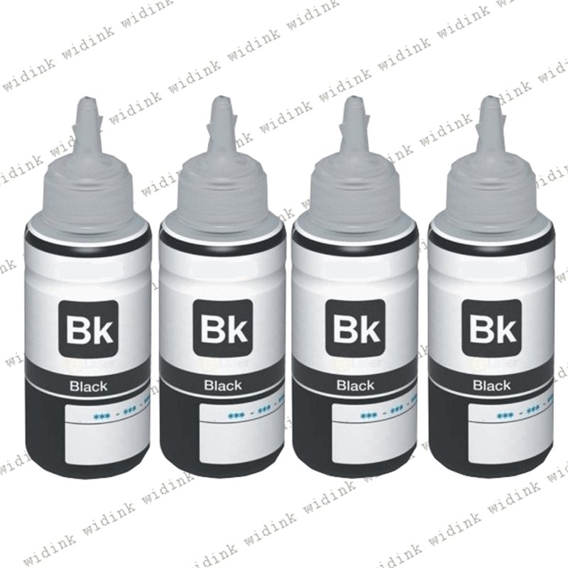 Lot de 4 Encres compatibles pigmenté Epson 111 (C13T03M140) - Noire 120ml