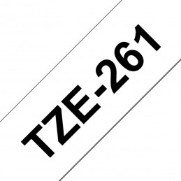 Ruban générique Brother TZe-261 (85600) - Noir/Blanc, 36 mm x 8 m - Premiun