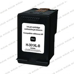 Cartouche compatible HP 301 XL (CH561EE/CH563EE) - Noire - 20ml