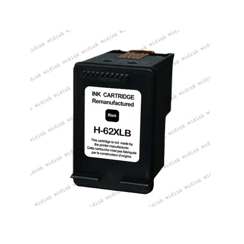 Cartouche compatible HP 62XL (C2P04AE/C2P05AE) - Noire - 20ml