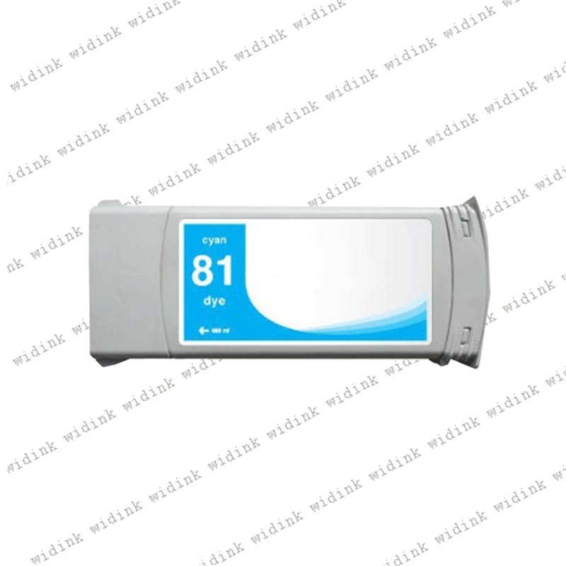 Cartouche compatible HP 81 (C4931A) - Cyan - 680ml