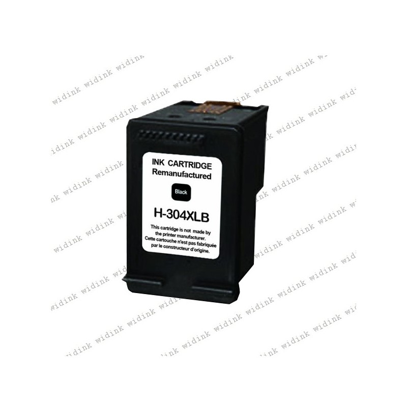 Cartouche compatible HP 304XL (N9K08AE/N9K06AE) - Noire - 20ml