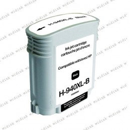 Cartouche compatible HP 940XL (C4902AE/C4906AE) - Noire - 72ml