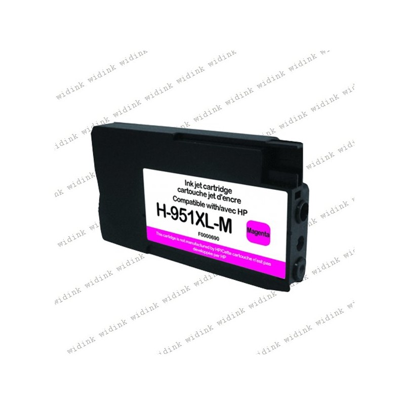Cartouche compatible HP 951XL (CN047AE/CN051AE) - Magenta - 26ml