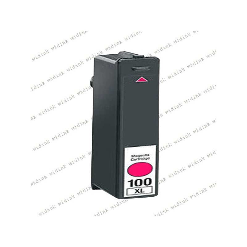 Cartouche compatible Lexmark 100XL (14N1070E/14N1094E/14N0901E/14N0921E) - Magenta -12,50ml