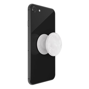 PopSockets - PopGrip - Acetate Pearl White
