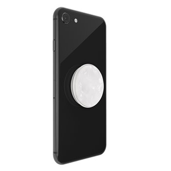 PopSockets - PopGrip - Acetate Pearl White