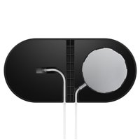 Spigen - Support Chargeur MagFit Duo - pour Apple Phone et Watch, Compatible MagSafe - Noir