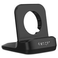 Spigen - Support de chargeur (S350) - pour Apple Watch 4/5/6/7/8/SE (38/40/41/42/44/45mm) - Noir