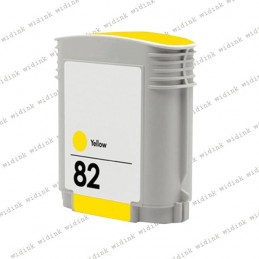 Cartouche compatible HP 82 (C4913A)- Jaune -69ml