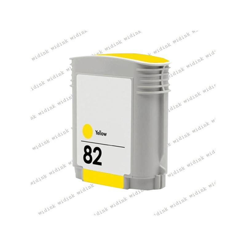 Cartouche compatible HP 82 (C4913A)- Jaune -69ml