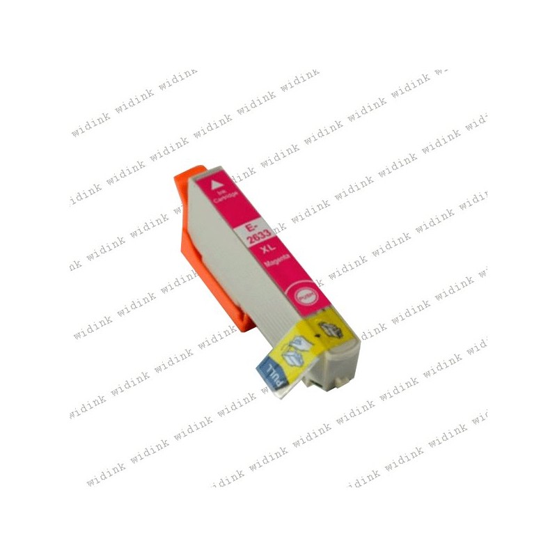Cartouche compatible Epson T2633/T2613/26XL (C13T26334010/C13T26134010) - Magenta -12ml